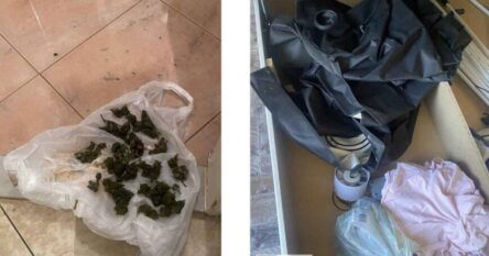 Otkrivena laboratorija za uzgoj marihuane: Bacio drogu u WC šolju i začepio odvod u zgradi