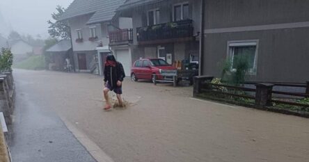 Olujno nevrijeme pogodilo Sloveniju, ide prema Hrvatskoj