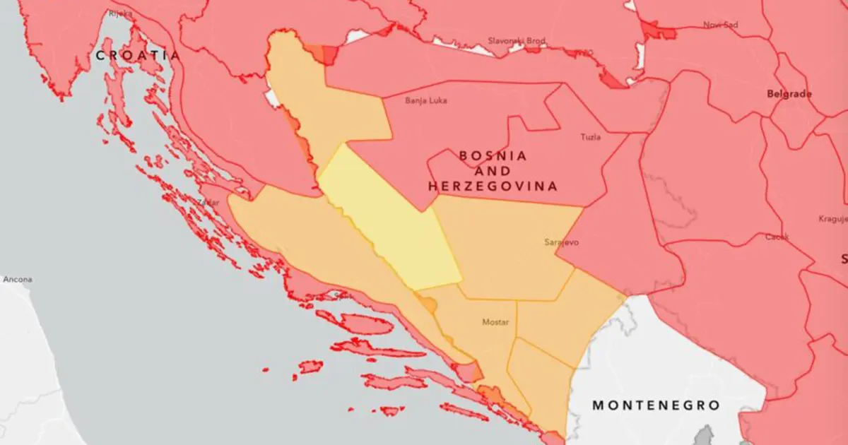 Izdato Crveno Upozorenje Za Etiri Regije U Bih Prije Padavina Bi E
