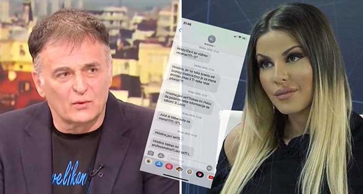 Srbijanska voditeljica objavila “progoniteljske” poruke koje joj je slao Lečić