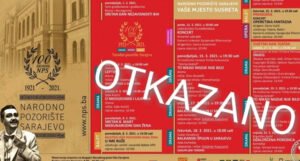Narodno pozorište Sarajevo otkazuje najavljene predstave