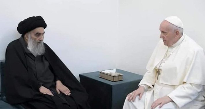 Papa Franjo održao istorijski sastanak s velikim ajatolahom Sistanijem
