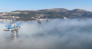 Pogledajte kako iz vazduha izgleda Pelješki most