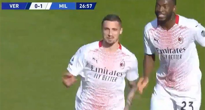 Rade Krunić sjajnim golom doveo Milan u vodstvo protiv Verone (VIDEO)