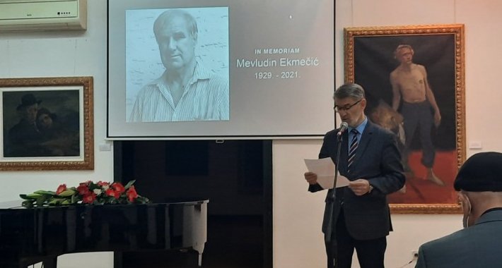 Komemoracija povodom smrti akademskog slikara Mevludina Ekmečića