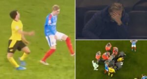 Stravična povreda mladog igrača Borussije, Haland nije mogao ni gledati