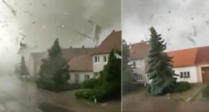 Češkoj policiji dostavljena nevjerovatna snimka tornada: “Ti si hrabar čovjek”