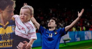 Italija u četvrtfinalu: Nikad prije otac i sin, Mancini pogodio oba strijelca