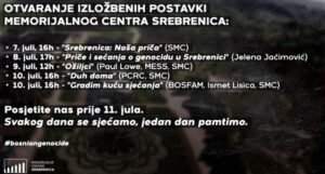 Memorijalni centar Srebrenica u julu otvara pet novih izložbenih postavki