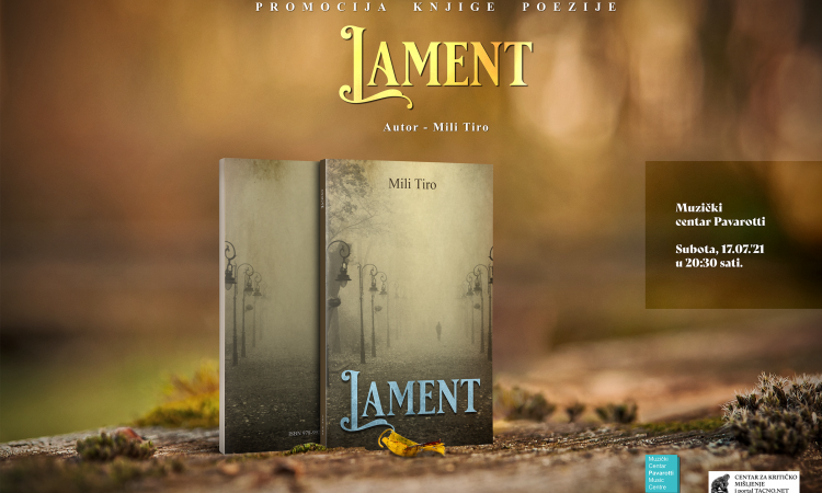 Promocija knjige “Lament” koja istražuje ljudsku pohlepu i samoću