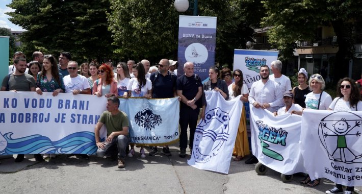 Na skup aktivista za zaštitu rijeka došli i oni koji su za izgradnju hidroelektrana
