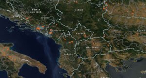 NASA objavila snimak: Požari u BiH viđeni i iz svemira