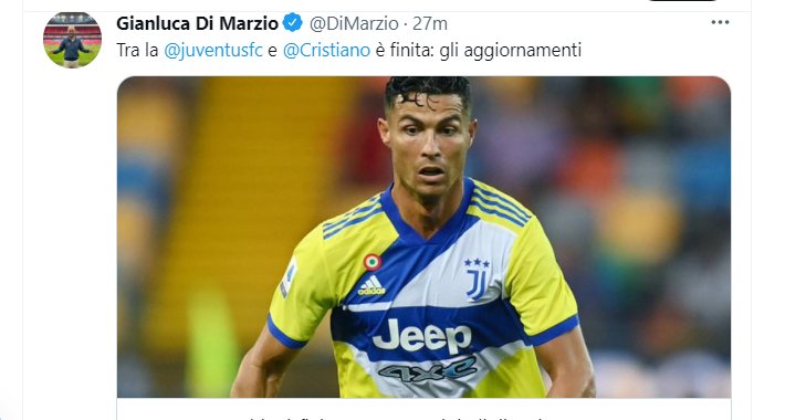 Di Marzio: Avantura Cristiana Ronalda s Juventusom stigla je do kraja
