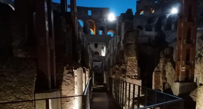 Rimski Koloseum otvorio podzemne prostorije za noćne posjete turista
