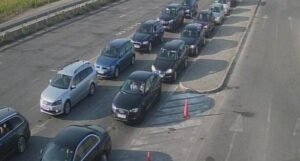 Kolone vozila na izlazu iz BiH