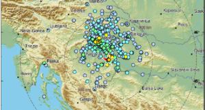 Serija snažnih zemljotresa pogodila Hrvatsku