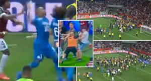 Neviđen haos: Masovna tuča igrača i navijača u Francuskoj, bilo je i nokauta