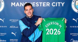 Ederson produžio ugovor s Manchester Cityjem do 2026. godine