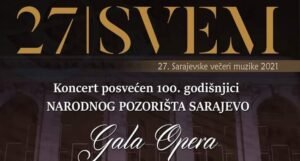 Koncert posvećen 100.godišnjici Narodnog pozorišta Sarajevo