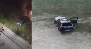 Objavljen snimak: Nakon pucnjave, automobil gurnuli u Drinu