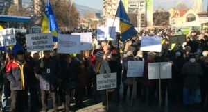 Penzioneri protestuju u Zenici: Od obećanja se ne živi