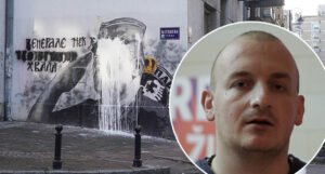 Ovaj čovjek je uništio mural zločinca Mladića: “Kada sam došao, zatekao sam jednog desničara”