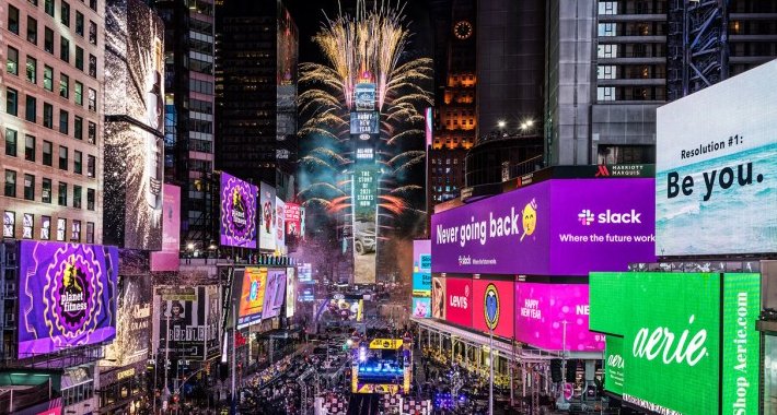 Doček Nove godine na Times Squareu uprkos porastu novih slučajeva