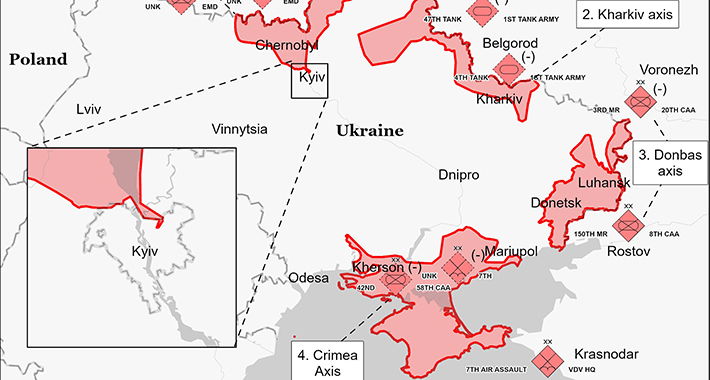 Amerikanci objavili kartu i detalje ruskog plana: Ovo su dijelovi Ukrajine koje je Putin osvojio