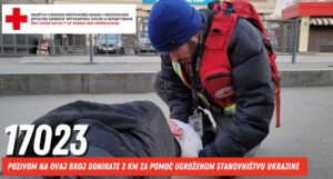 Crveni križ u BiH aktivirao humanitarni broj za pomoć Ukrajini