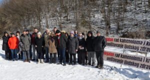 Protest u blizini kamenoloma i tvornice vapna u Kreševu: Ponavljamo, nećemo odustati