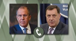 Lavrov u telefonskom razgovoru podsjetio Dodika na dogovor s Putinom