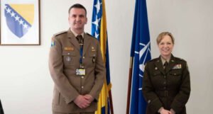 Komandantica NATO Štaba u Sarajevu posjetila Vojni dio Misije BiH pri NATO-u