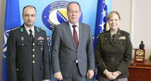 Podžić primio u nastupnu posjetu zamjenika komandanta NATO Štaba Sarajevo Akbaša