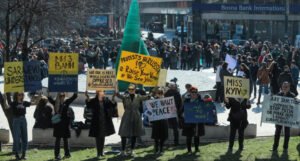 Protesti u Sarajevu zbog napada Rusije na Ukrajinu