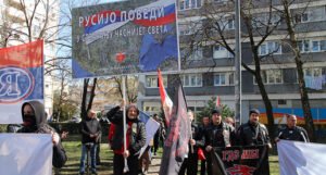 Skromna posjeta na skupu podrške ruskoj invaziji na Ukrajinu u Banjoj Luci