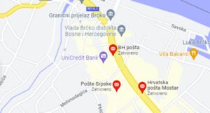 Tri konstitutivne pošte distrikta Brčko