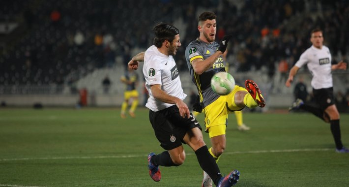 Težak poraz Partizana od Feyenoorda u Beogradu