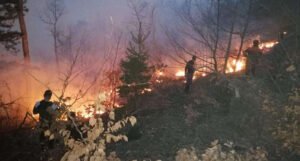 Šumari i vatrogasci nadaju se pomoći najavljene kiše u gašenju požara na Liscu