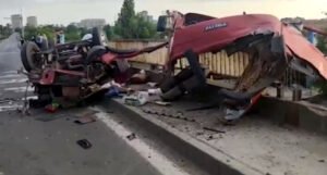 Teška saobraćajna nesreća na Pančevačkom mostu u Beogradu, ima mrtvih