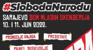 Otvaranje festivala “Sloboda narodu” 10. juna u Sarajevu