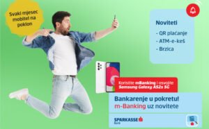 Noviteti u mobilnom bankarstvu Sparkasse Bank: Nove funkcionalnosti i nagradna igra