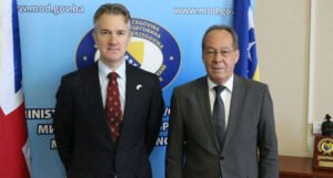 Britanski ambasador Julian Reilly u nastupnoj posjeti Ministarstvu odbrane BiH