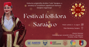 Počinje Festival folklora Sarajevo, očekuje se više od 300 učesnika