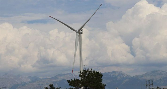 Crna Gora jučer bila treća u Europi po proizvedenoj struji iz vjetroelektrana