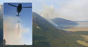 Objavljeni snimci: Pogledajte kako helikopteri gase velike požare kod Neuma