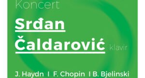 Recital pijaniste Srđana Čaldarovića otvara Koncertnu sezonu Muzičke akademije UNSA