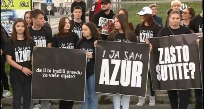 Protesti zbog mladića Azura, pronađen je sa slomljenom kičmom