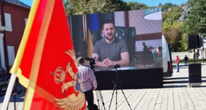 Ukrajinski predsjednik Zelenski obratio se stanovnicima crnogorske prijestonice