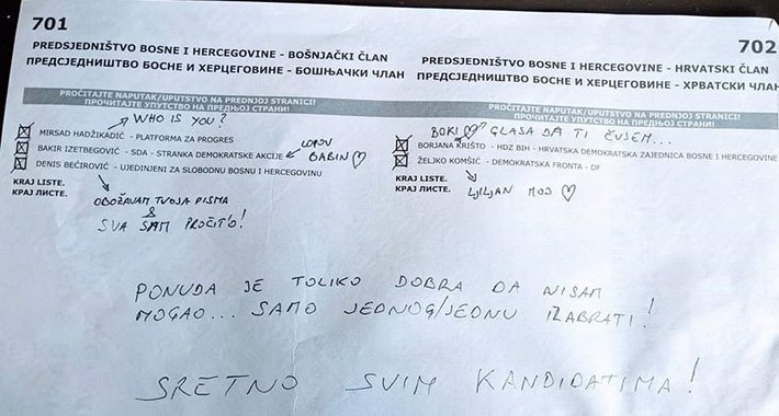 CIK istraživao fenomen nevažećih listića u BiH