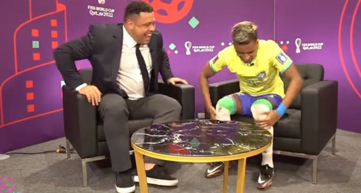 Pogledajte šta je Rodrygo uradio kada je završio razgovor s Ronaldom